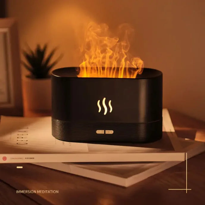 VibeHaven™ FlameVibe Flame-Effect Aromatherapy Diffuser