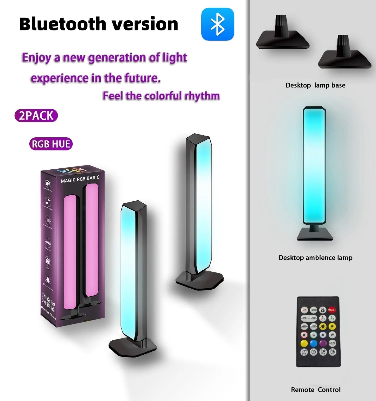 VibeHaven™ RhythmSync Smart RGB Light Bars