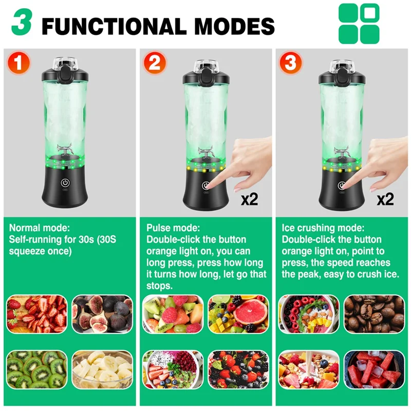 VibeHaven™ FreshBlend Portable Juicer & Bottle