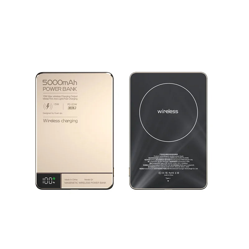 VibeHaven™ MagPower Ultra-Slim Wireless Power Bank