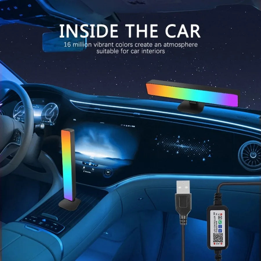 VibeHaven™ RhythmSync Smart RGB Light Bars
