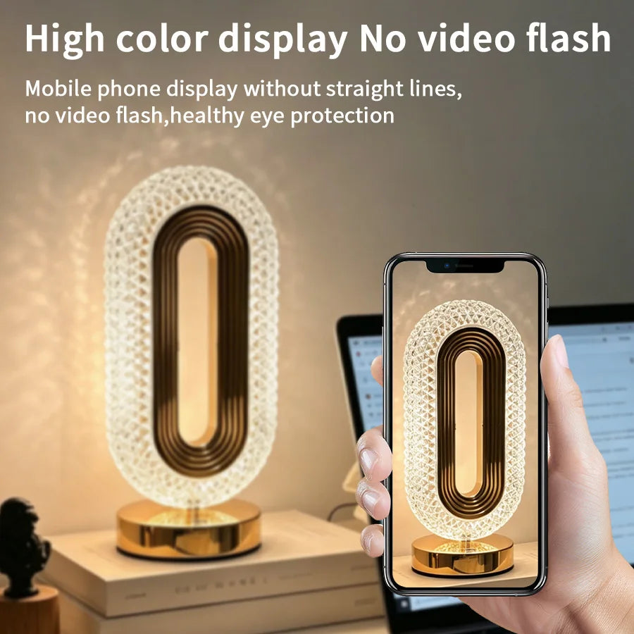 VibeHaven™ Halo Luxe Ambient Desk Lamp