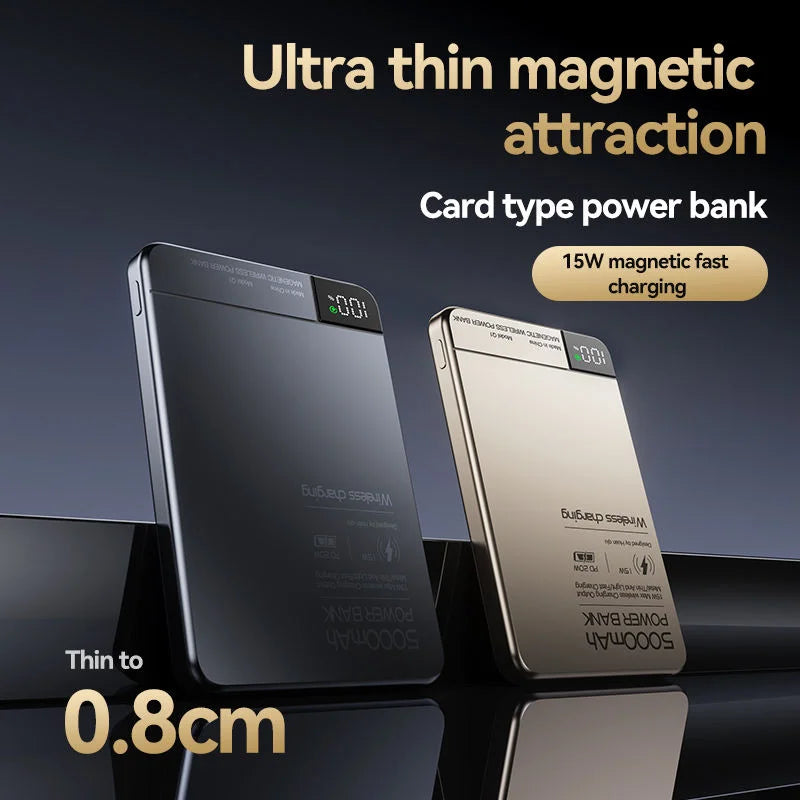 VibeHaven™ MagPower Ultra-Slim Wireless Power Bank