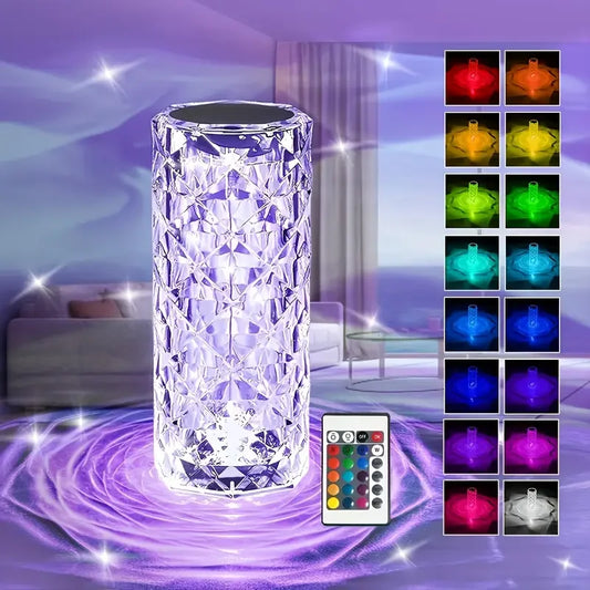 VibeHaven™ Prism Aura Touch RGB Crystal Lamp