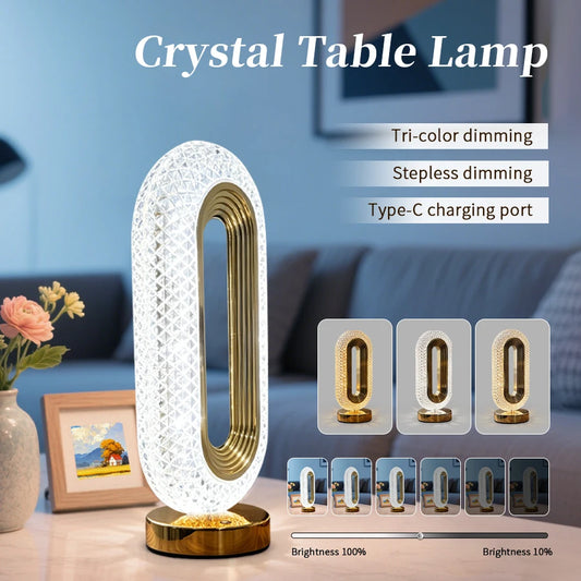 VibeHaven™ Halo Luxe Ambient Desk Lamp
