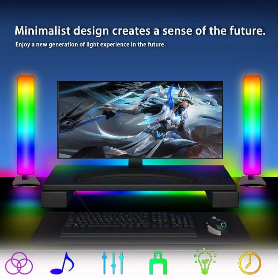 VibeHaven™ RhythmSync Smart RGB Light Bars