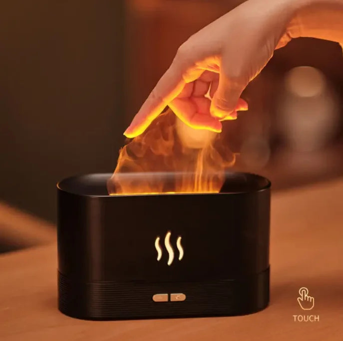 VibeHaven™ FlameVibe Flame-Effect Aromatherapy Diffuser