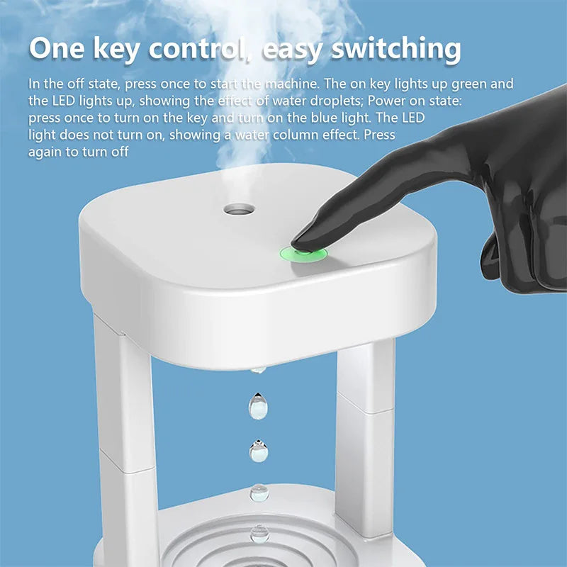 VibeHaven™ LevitaDrop Anti-Gravity Water Humidifier