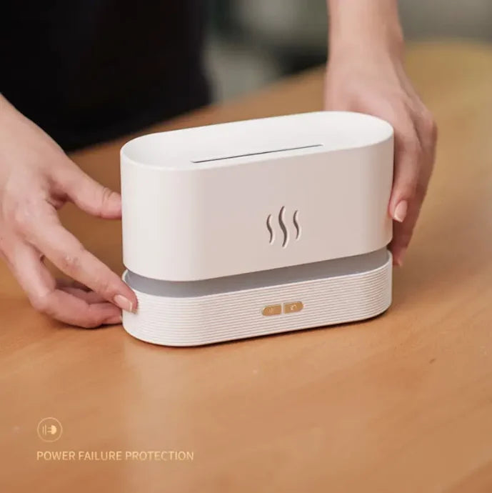 VibeHaven™ FlameVibe Flame-Effect Aromatherapy Diffuser
