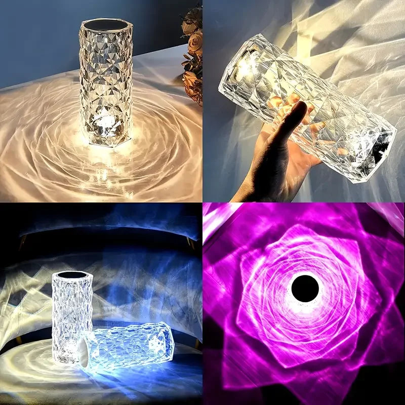 VibeHaven™ Prism Aura Touch RGB Crystal Lamp