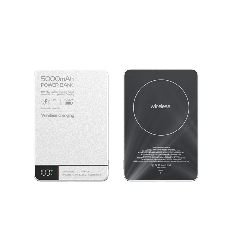 VibeHaven™ MagPower Ultra-Slim Wireless Power Bank