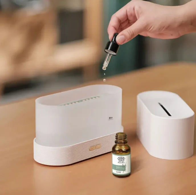 VibeHaven™ FlameVibe Flame-Effect Aromatherapy Diffuser