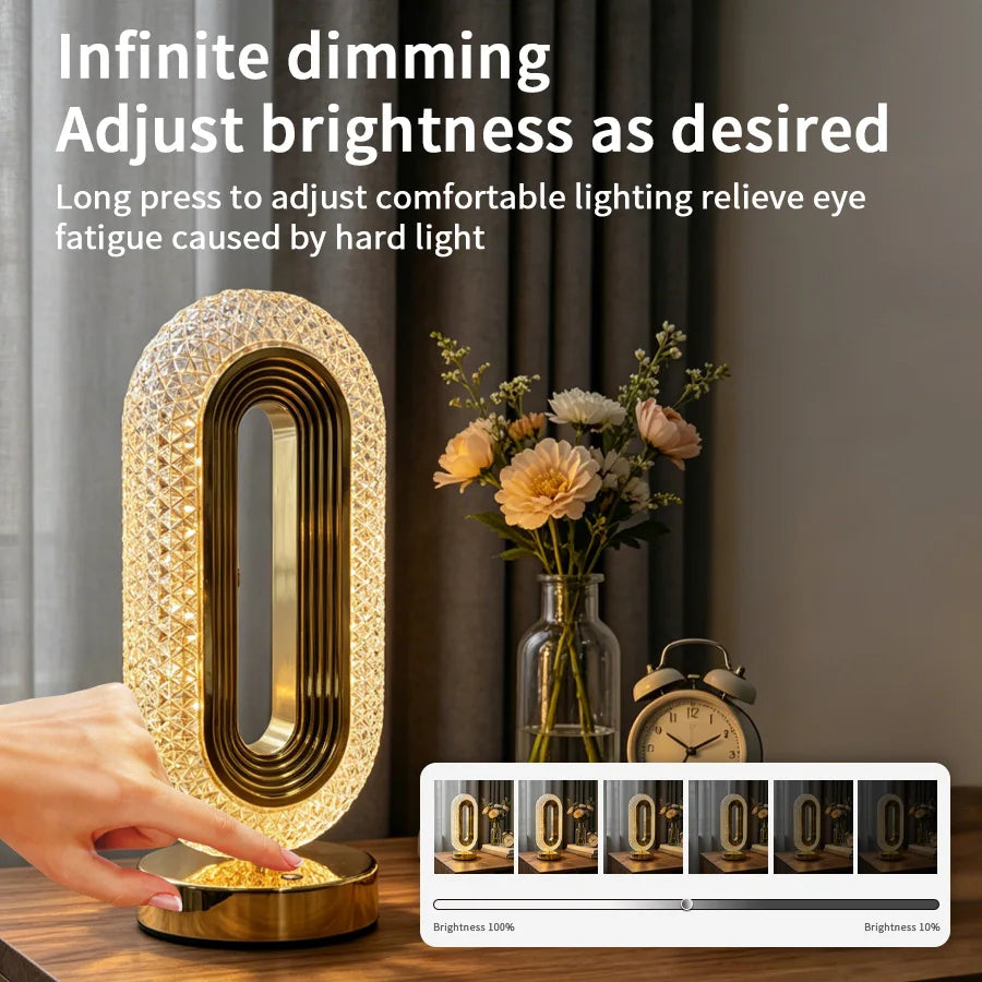 VibeHaven™ Halo Luxe Ambient Desk Lamp