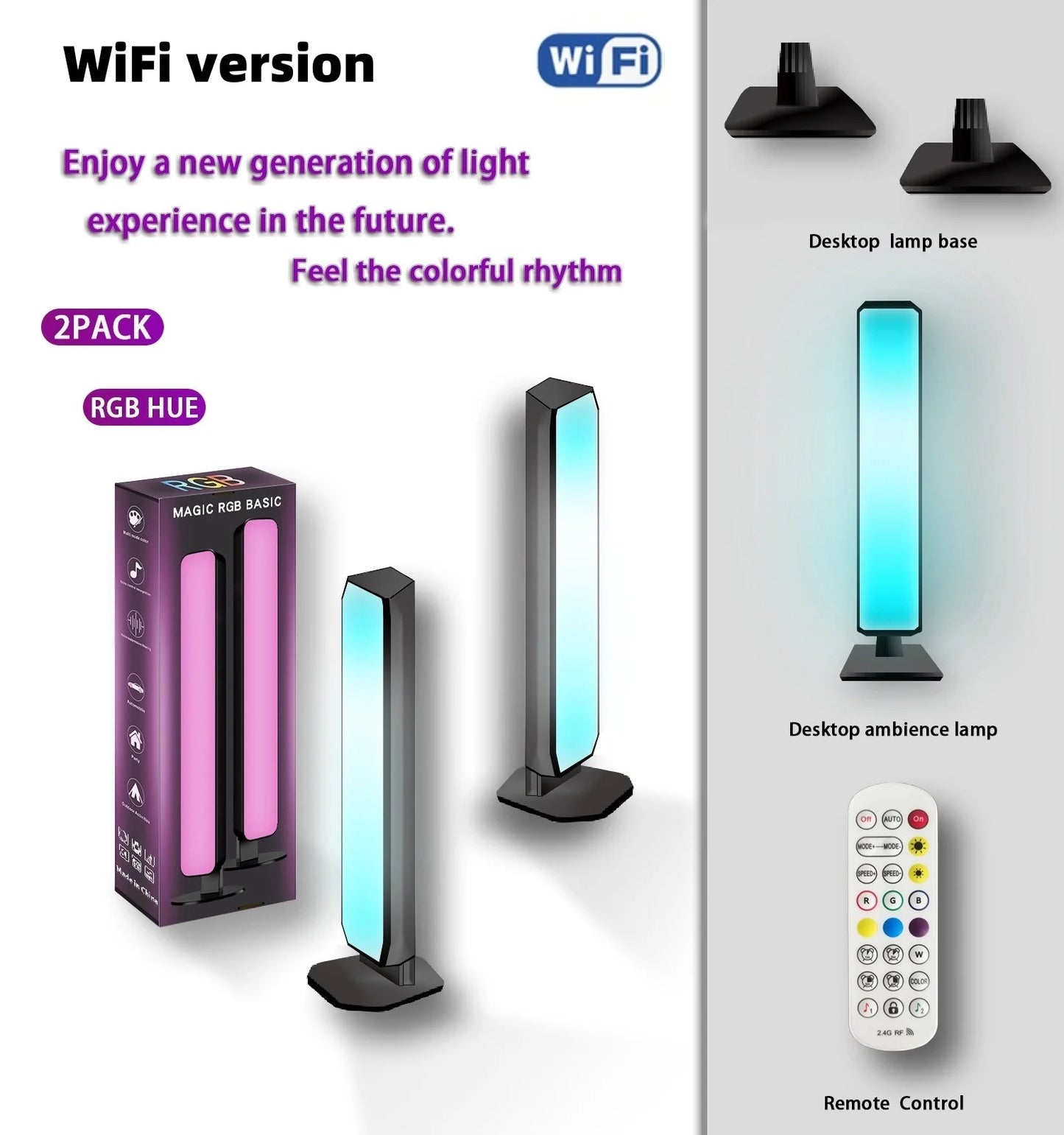 VibeHaven™ RhythmSync Smart RGB Light Bars