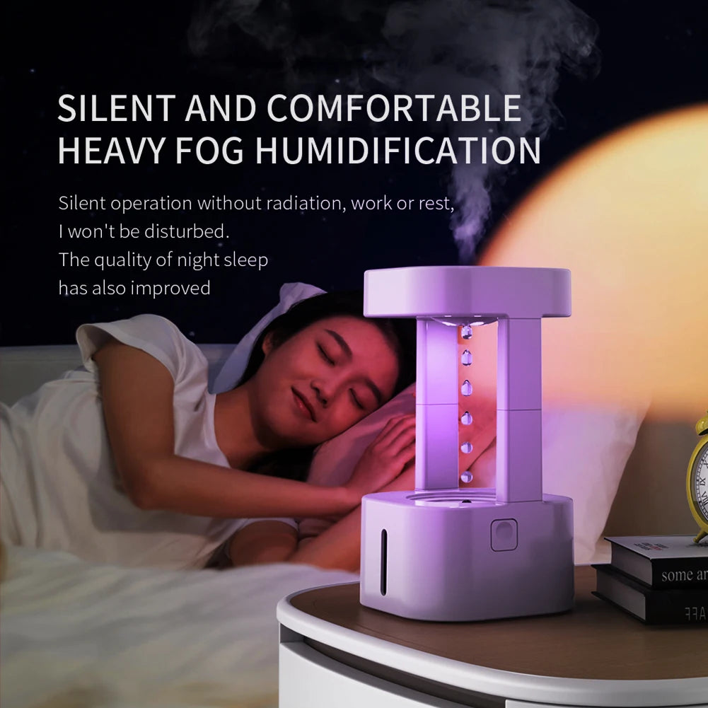 VibeHaven™ LevitaDrop Anti-Gravity Water Humidifier
