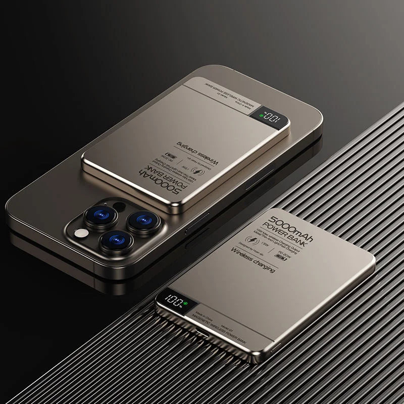 VibeHaven™ MagPower Ultra-Slim Wireless Power Bank